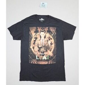 Marvel Studios Loki Graphic T-Shirt Men's Medium Black TV Series Print Tee
